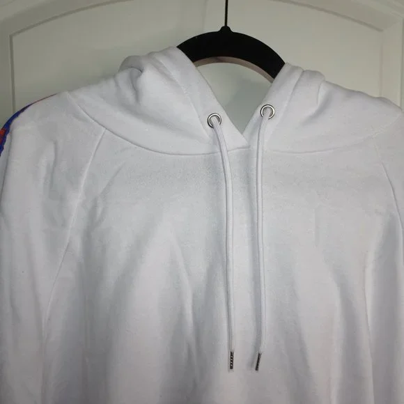 Pony x Forever 21+ Cropped White Hoodie - Picture 3 of 6